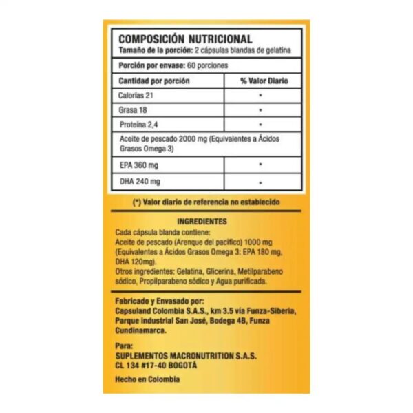 MACROMEZCLAS - Omega-3