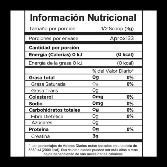 Monohidrato de creatina 150 gramos IMN