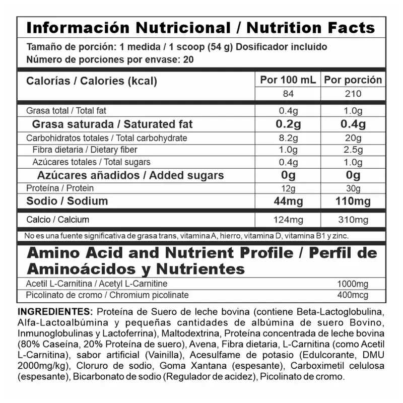 NUTRAMERICAN PHARMA - Bi-Pro Ripped