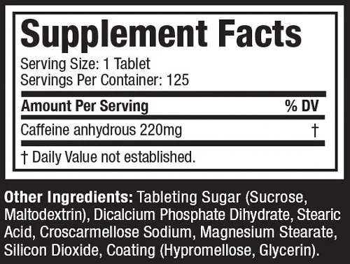 MUSCLETECH - 100% cafeína
