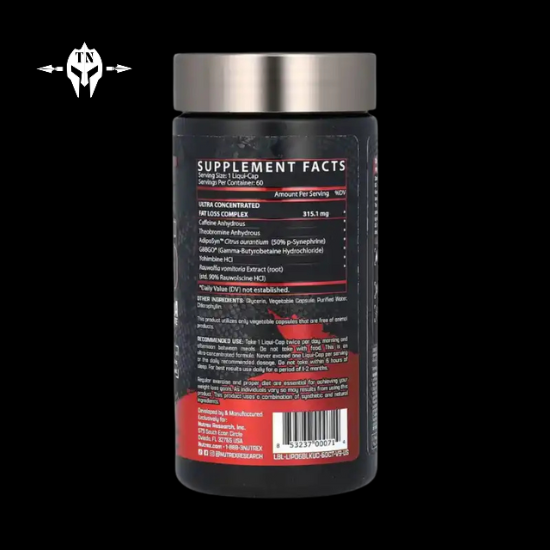 Lipo 6 Black Ultra Concentrate 60 Capsulas – Quema Grasa