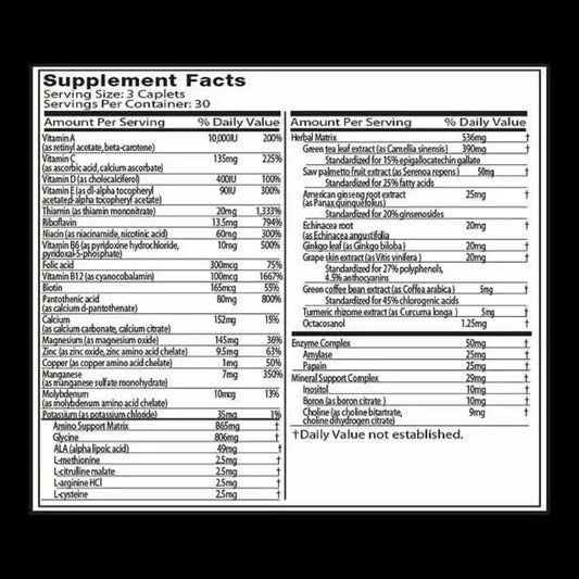 MUSCLETECH - Platinum Multi Vitamin