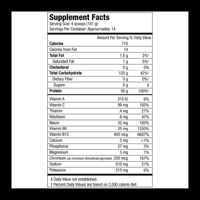 Carnivor Mass Protein 5.7 Pounds Musclemeds