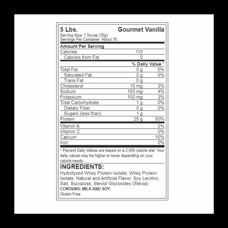 Iso 100 Protein 5 Pounds Dymatize