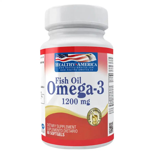 Omega 3 1200 Mg 60 Capsules Healthy America